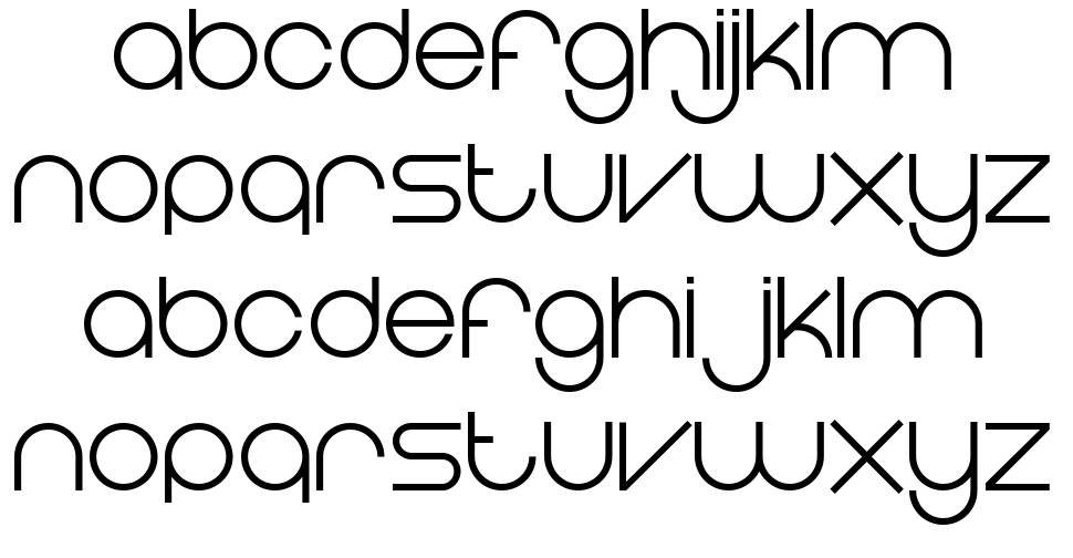 Eight One font specimens