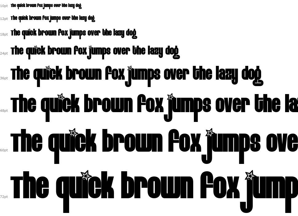 Eight Track font Şelale