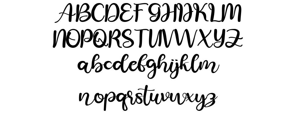 Eighteen Seventy font Örnekler