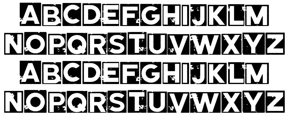 Eighty-Eight font specimens