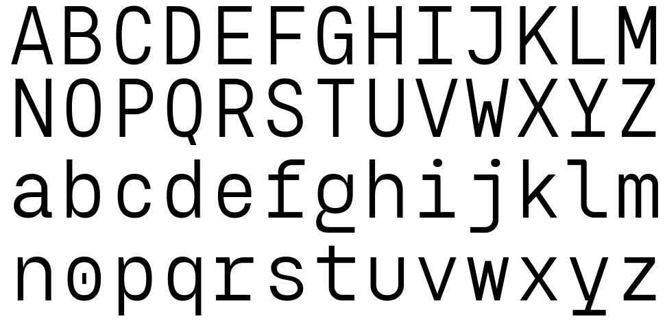 Eingrantch Mono font