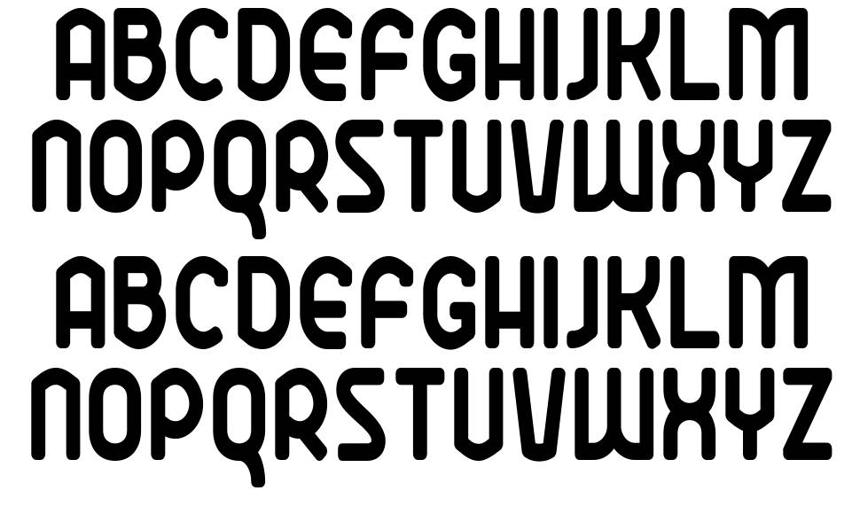 Ekela font specimens