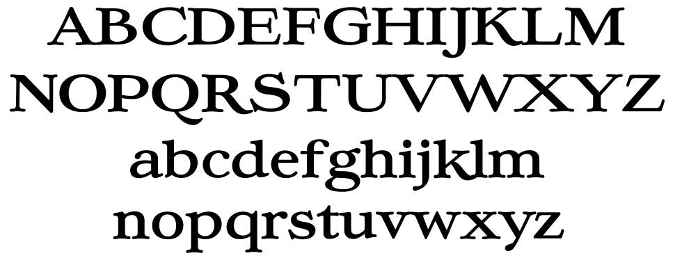 Ekorre font Örnekler