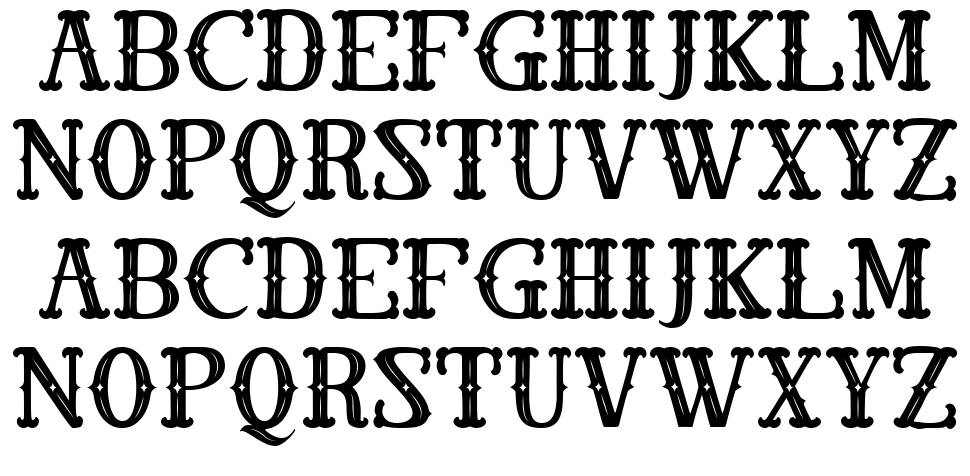 El Cabestor font Örnekler