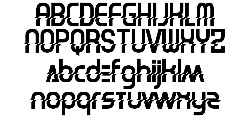 Electric Shocker font specimens