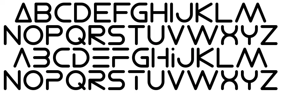 Electro Shackle font Örnekler