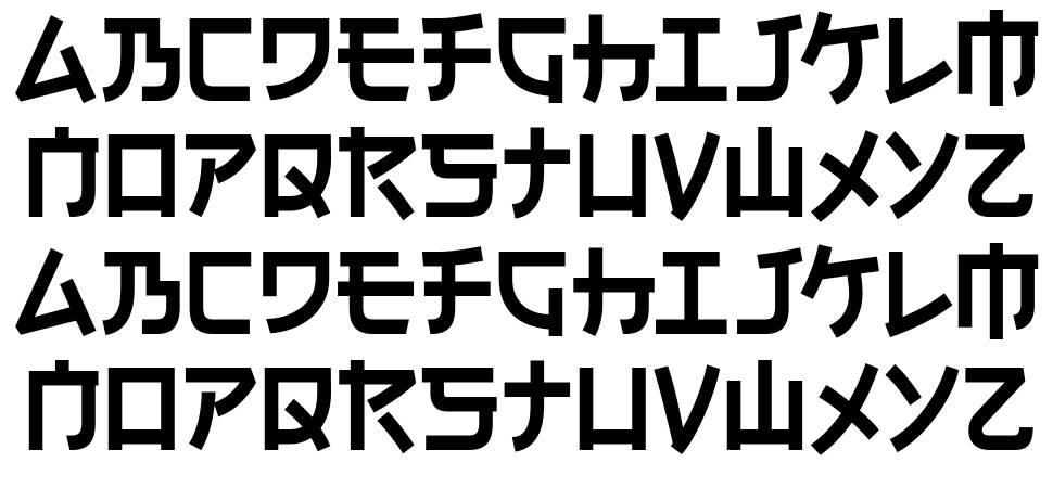 Electroharmonix font Örnekler