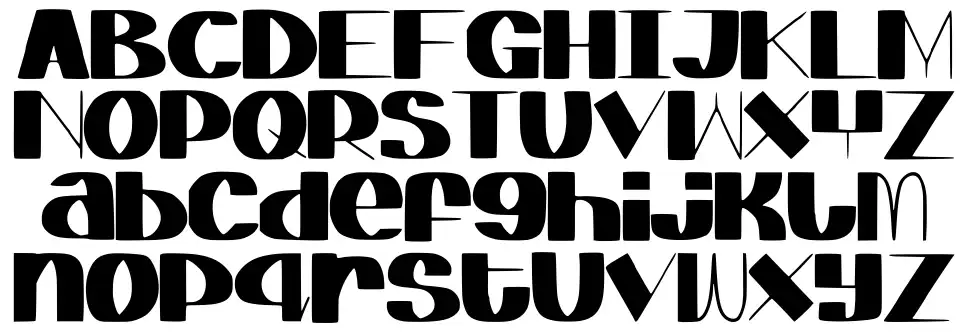 Elegant Agegefont specimens