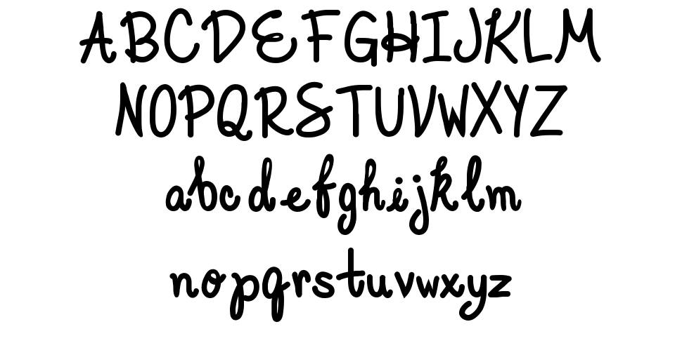 Elegant Ink písmo Exempláře