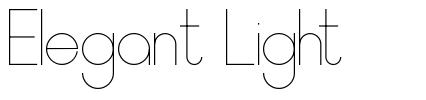 Elegant Light шрифт
