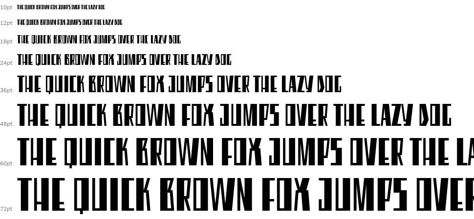 Eleventh Square font Waterfall