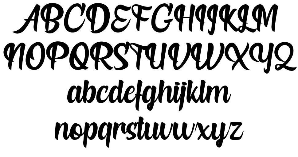 Elfeera Script font specimens
