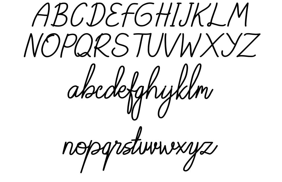 Elfia font specimens