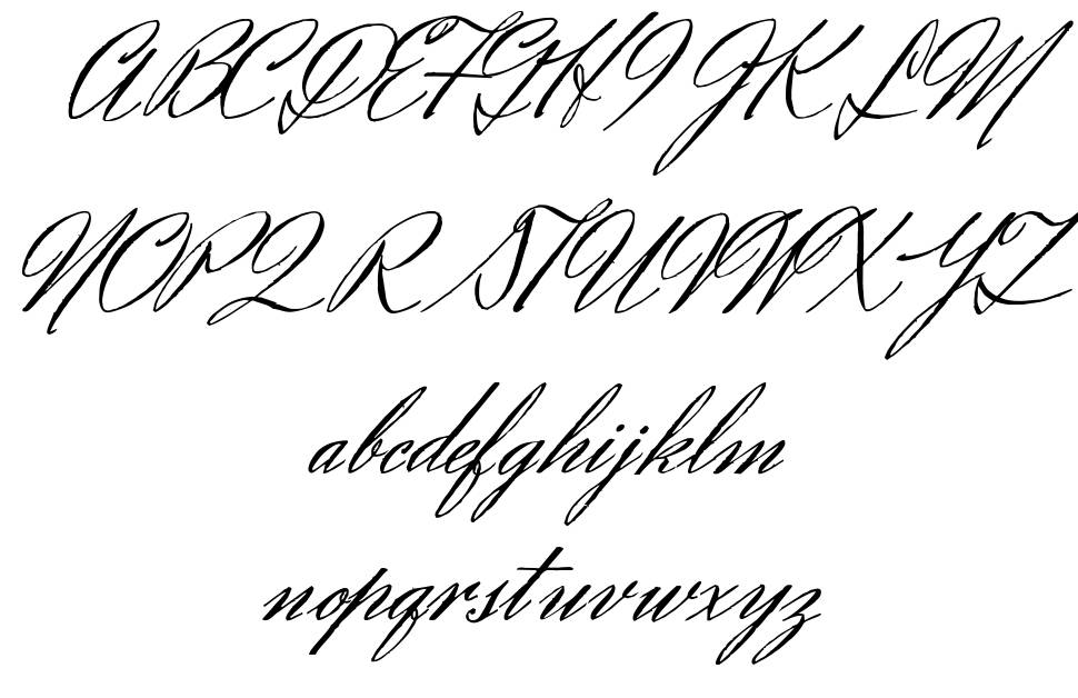 Eliensee font specimens