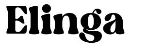 Elinga font