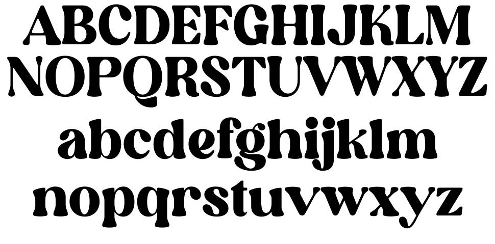 Elinga font specimens