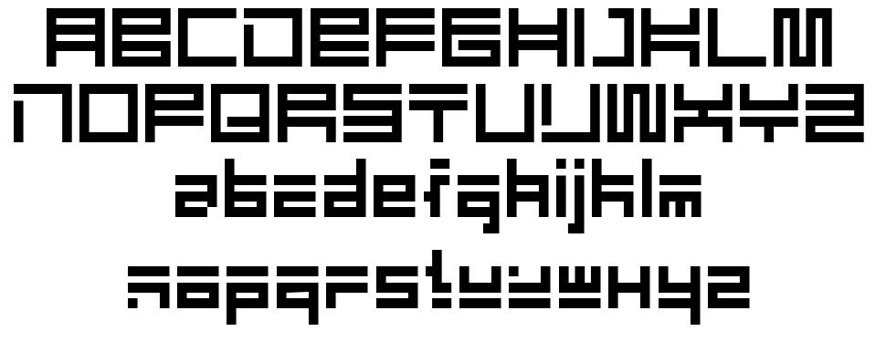 Eliot type font specimens