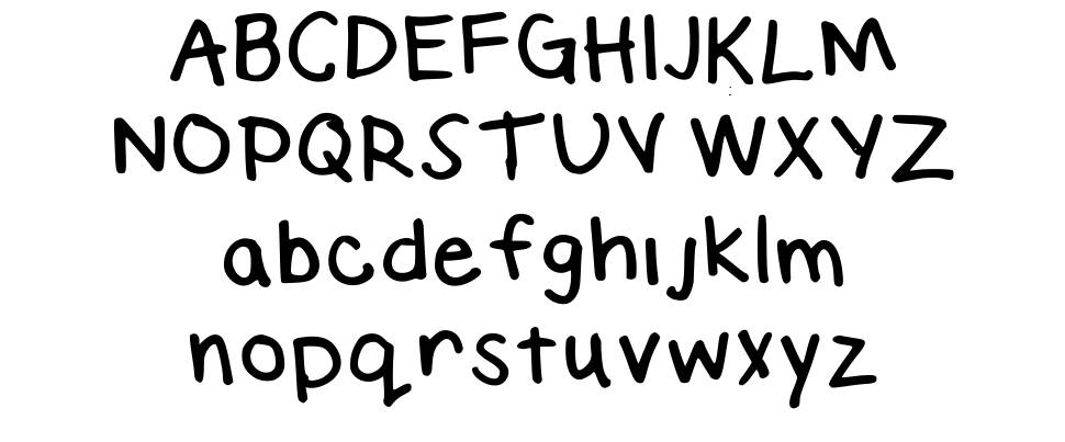 Elizabeth Handwriting font Örnekler