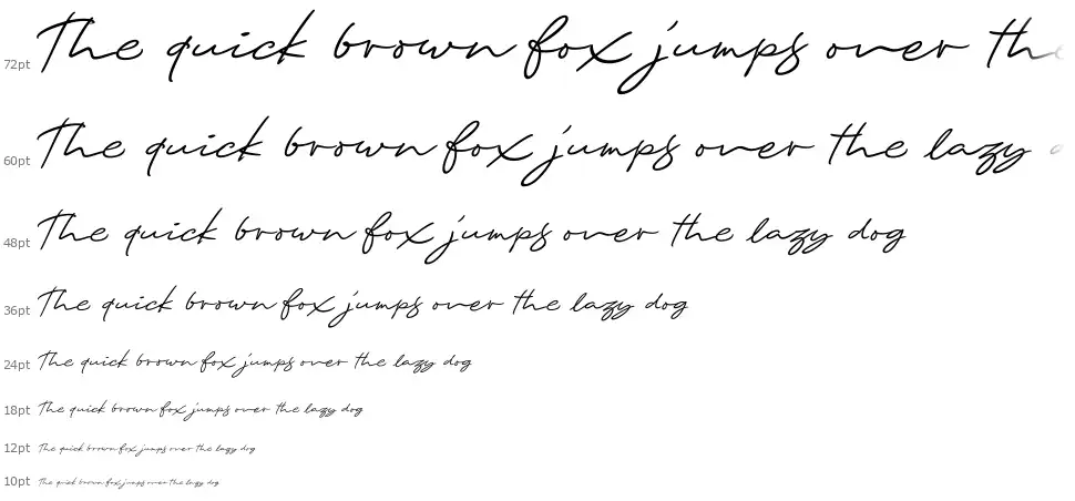 Ellie Script font Şelale