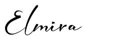 Elmira шрифт