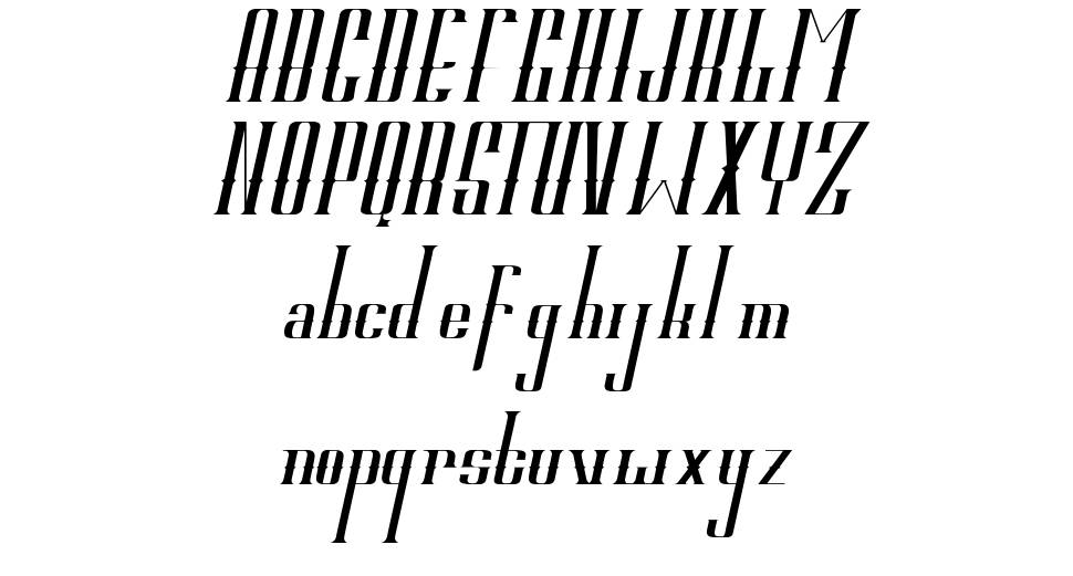 Elvino 字形 标本