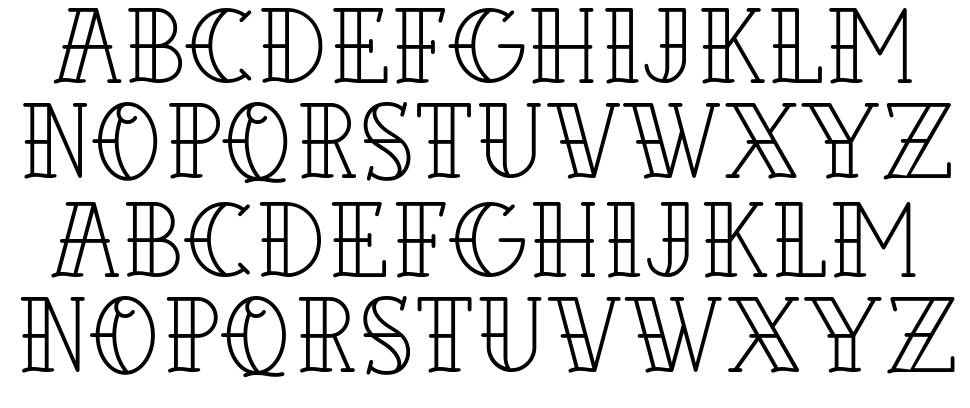 Elvishwild font specimens