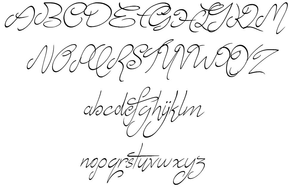 Elyse 字形 标本