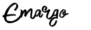 Emargo шрифт