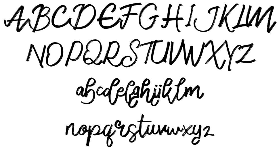 Emargo font Örnekler