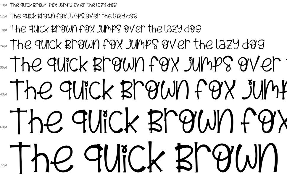 Emely Days font Waterfall