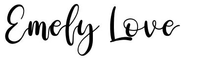 Emely Love font