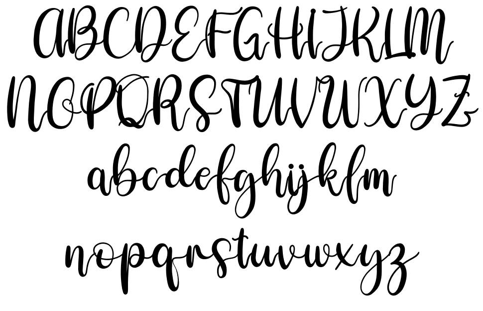 Emely Love font