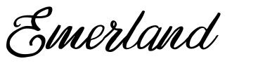 Emerland шрифт