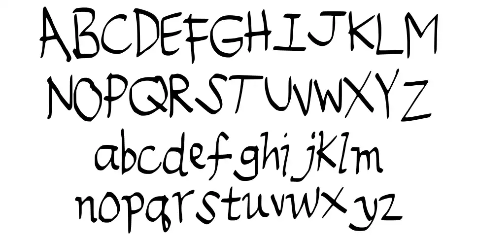 Emilee digitalfont specimens