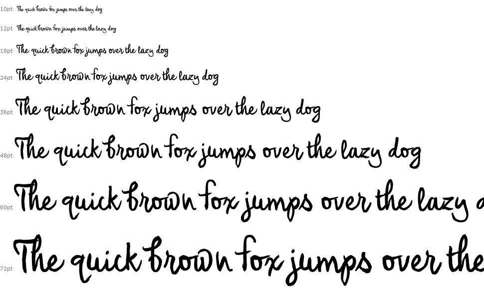 Emily Lime Brush font Şelale
