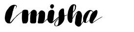 Emisha font