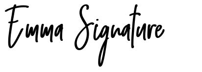 Emma Signature 字形
