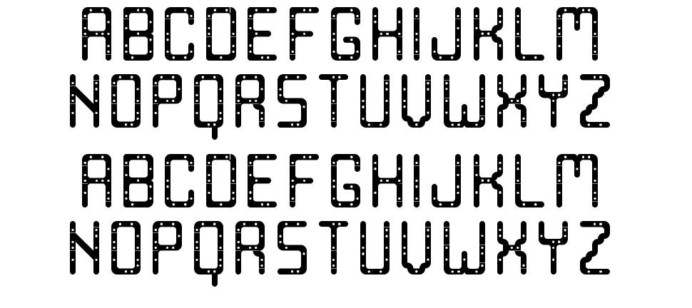Emmental 字形 标本