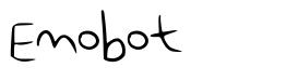 Emobot шрифт
