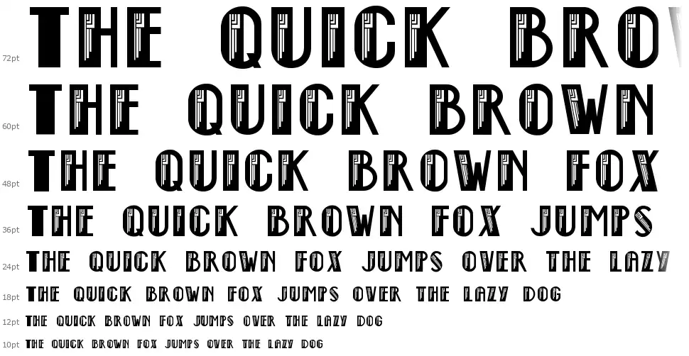 Empire State Deco font by Steve Ferrera FontRiver