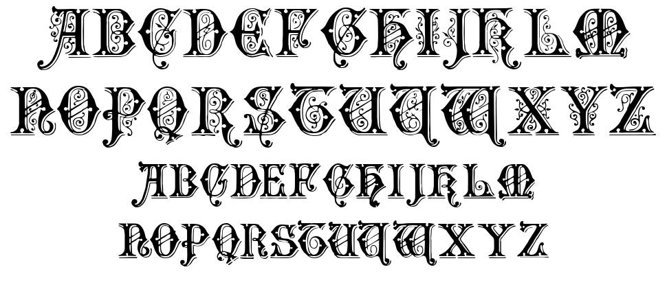Emporium 字形 标本