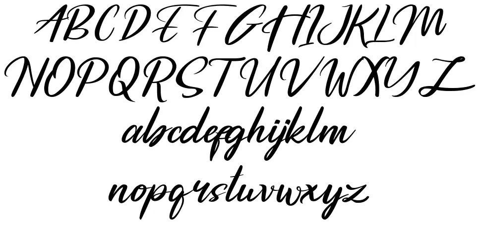 Emykia font specimens