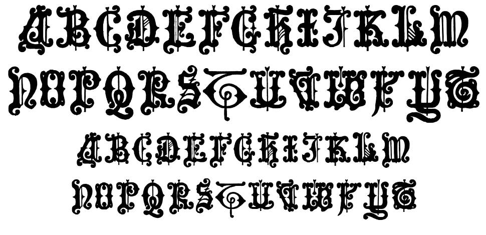 Enchiridion フォント 標本