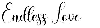 Endless Love шрифт