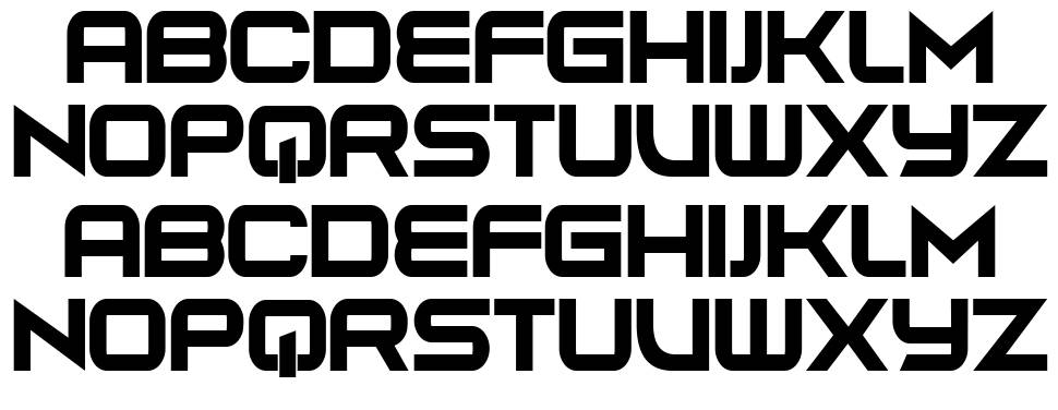 Energia font specimens