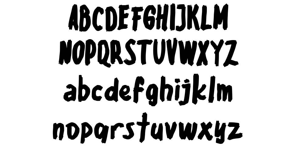 Enicye font specimens