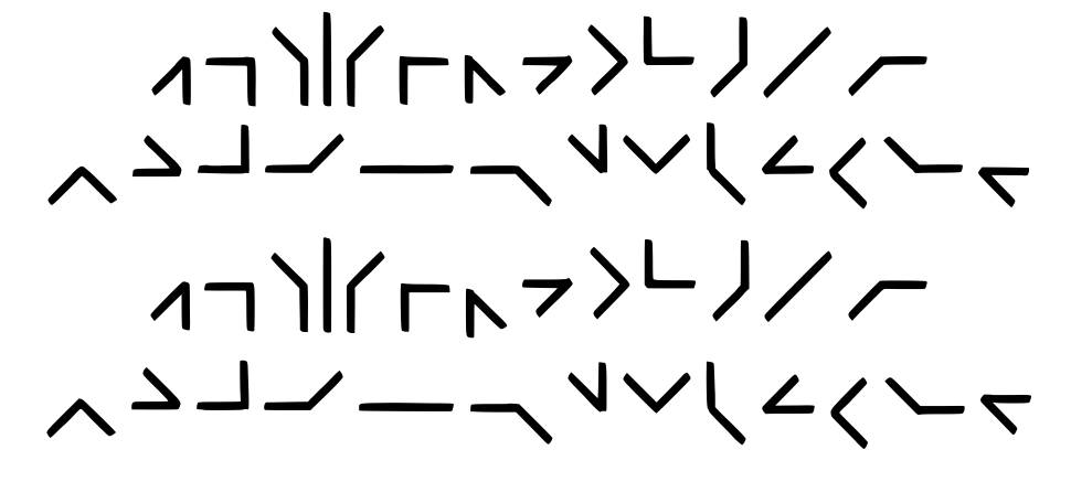 Enigmailed Semaphore font specimens