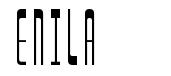 Enila шрифт