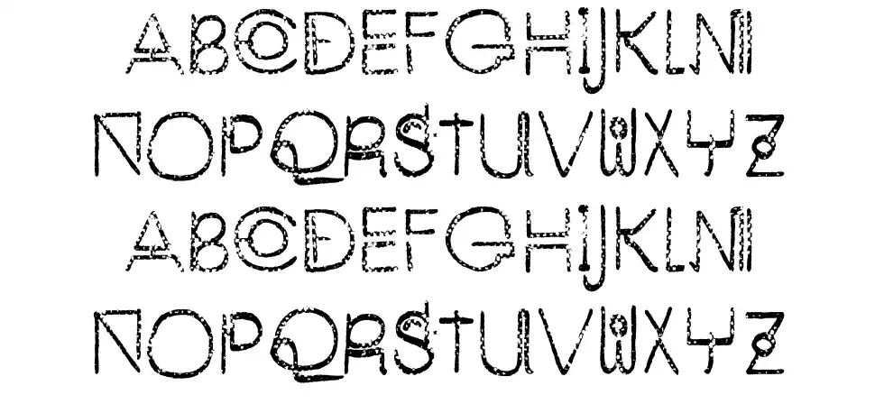 Enjoy The Alienfont specimens