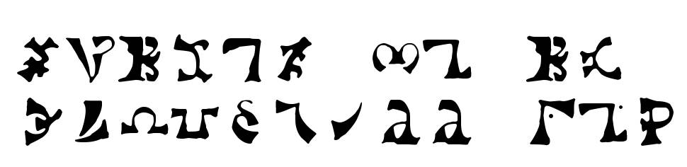 Enochian font